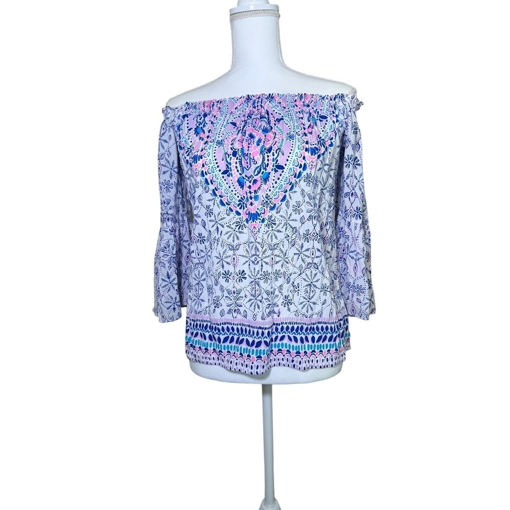 Lilly Pulitzer Nevie Off-the-Shoulder Top - Size XS